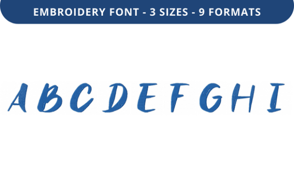 Abbert on Brush Font a to I: A Seller’s Review for Etsy & Small Shop Embroidery