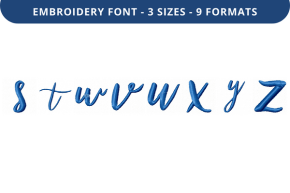 Bethilda Font Lowercase S to Z: A Seasonal Embroidery Designer’s Review