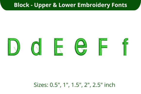 Block Font DEF