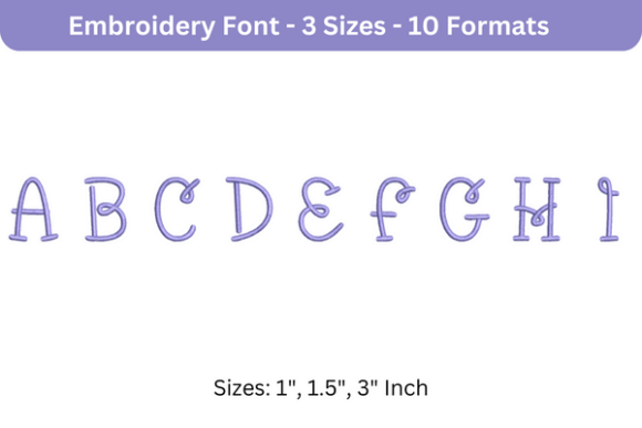 BumbleBee Font a to I: A Seller’s Honest Review for Etsy & Small Shop Embroidery