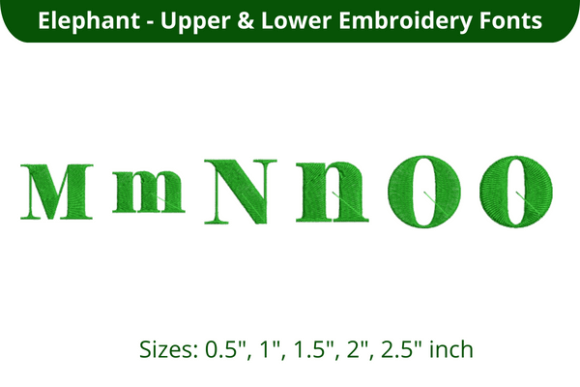 Elephant Font MNO: A Designer’s Review for Boutique Sweatshirt Embroidery