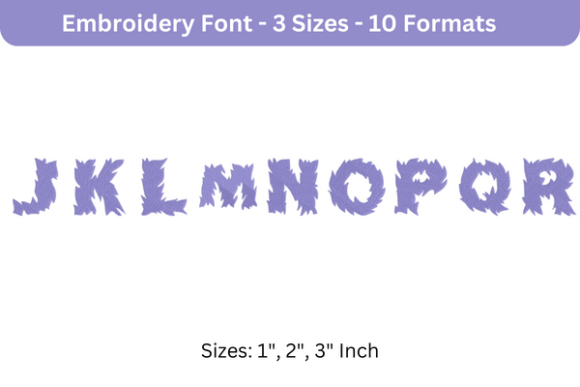 Fire Cat Font J to R: A Stylish Addition for Etsy Embroidery Sellers