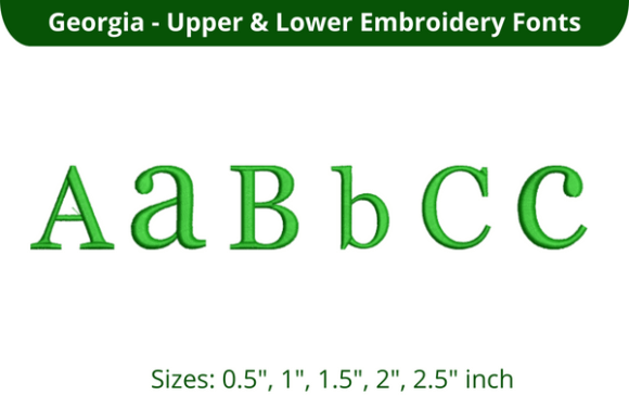 Georgia Font ABC: A Designer’s Honest Review for Real Embroidery Projects
