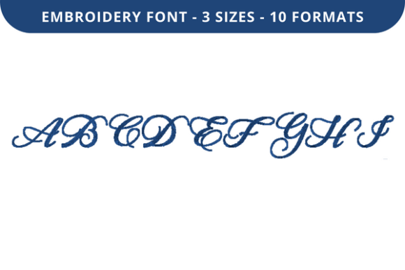 Reviewing Besides Me Font a to I for Embroidery