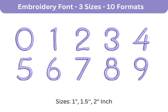 Second Grader Font 0 to 9: A Designer’s Real-World Embroidery Review