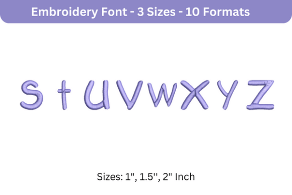 Second Grader Font S to Z: A Designer’s Honest Review for Boutique Sweatshirt Embellishment