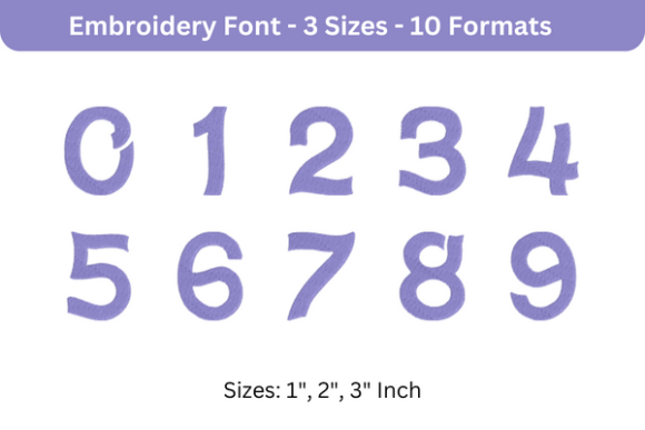 Wavie Font 0 to 9: A Designer’s Review for Small Business Embroidery Needs