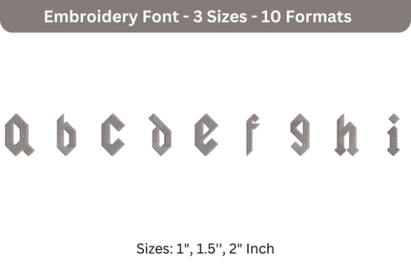 Yeller Font Lowercase a to I: A Designer’s Seasonal Embroidery Review