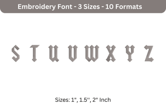 Yeller Font S to Z: A Seller’s Review for Etsy & Small Shop Embroidery