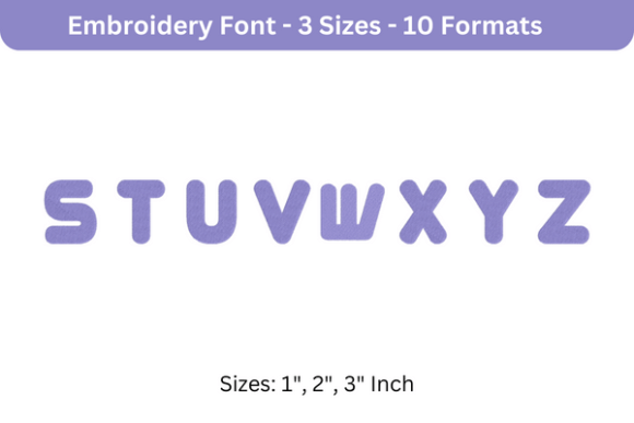 You Are Here Font S to Z: A Designer’s Review for Personalized Embroidery