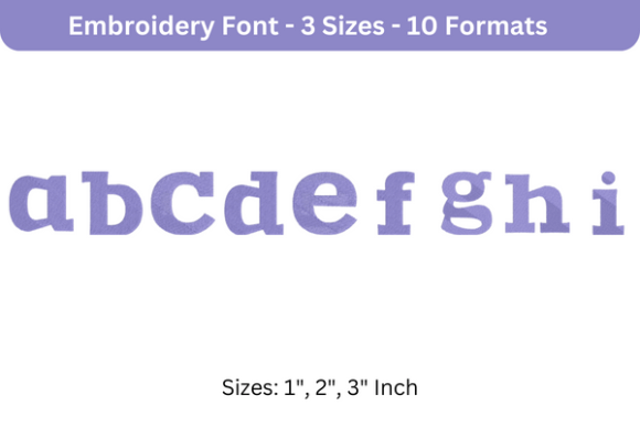 Zantroke Font Lowercase a to I: A Seller’s Review for Etsy & Small Shop Embroidery